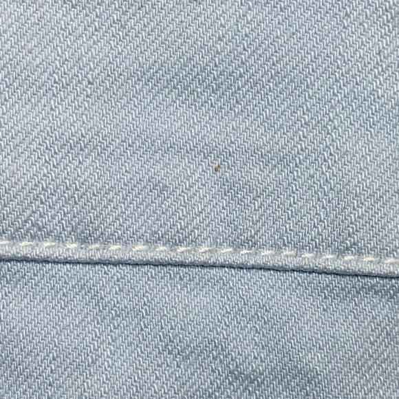 Vintage Y2K Celebrity Pink blue ombré denim mini skirt sz 13 - Picture 6 of 7